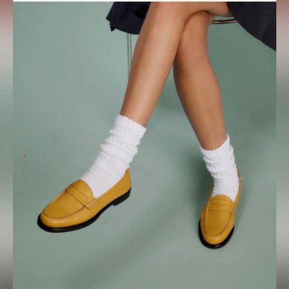 MAGUIRE Napoli Leather Penny Loafer in Dijon - Picture 2 of 10